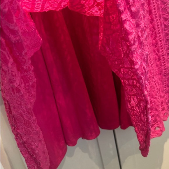 Torrid X Betsey Johnson Fit & Flare Puff Sleeve Mini Dress Pink Size 5X - Picture 11 of 14